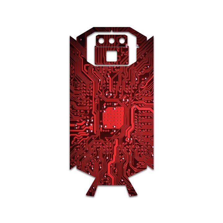 برچسب پوششی ماهوت مدل Red Printed Circuit Board مناسب برای گوشی موبایل دوجی S70 MAHOOT Red Printed Circuit Board Cover Sticker for Doogee S70